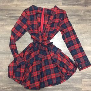 Plaid Skater Dress